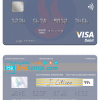 editable template, Malawi NBS Bank visa card fully editable template in PSD format