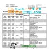 editable template, Malawi NBS bank statement template in Word and PDF format