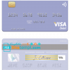 editable template, Malawi National Bank visa card fully editable template in PSD format