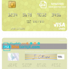 editable template, Malaysia AmBank visa credit card template in PSD format