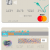 editable template, Maldives Habib Bank Limited mastercard credit card template in PSD format