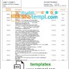 editable template, Mali Banque Atlantiaque bank statement template in Word and PDF format, .doc and .pdf format