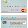 editable template, Malta Akbank T.A.Ş. mastercard credit card template in PSD format