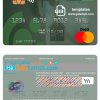 editable template, Moldova MobiasBanca bank mastercard, fully editable template in PSD format