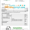 editable template, Moldova Mobiasbanca bank statement template in Word and PDF format