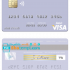 editable template, Monaco Julius Bär & Co. AG bank visa debit card, fully editable template in PSD format