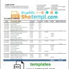 editable template, Monaco Julius Bar bank statement easy to fill template in Word and PDF format
