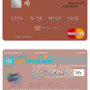 editable template, Morocco Attijariwafa bank mastercard, fully editable template in PSD format