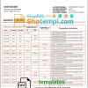 editable template, Morocco Attijariwafa bank statement template in Word and PDF format, good for address prove