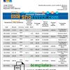 editable template, Myanmar Innwa bank statement template in Word and PDF format