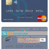 editable template, Namibia Banco Atlantico mastercard, fully editable template in PSD format