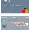 editable template, New Zealand Heartland Bank mastercard credit card template in PSD format