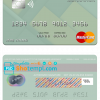 editable template, Niger Bank of Africa mastercard, fully editable template in PSD format
