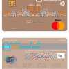 editable template, North Macedonia Capital Banka AD Skopje mastercard, fully editable template in PSD format
