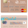 editable template, Oman Sohar International Bank mastercard, fully editable template in PSD format