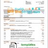 editable template, Oman Sohar International bank statement template in Word and PDF format