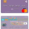 editable template, Pakistan Meezan Bank Limited mastercard, fully editable template in PSD format