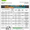 editable template, Palestine Quds bank statement template in Word and PDF format