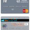 editable template, Panama Banco General mastercard credit card template in PSD format