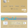editable template, Philippines Banco de Oro visa debit card, fully editable template in PSD format