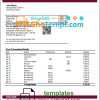 editable template, Poland Alior bank statement template in Word and PDF format