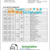 editable template, Portugal Abanca bank statement in Word and PDF format