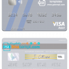 editable template, Portugal Abanca visa debit card, fully editable template in PSD format