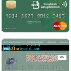 editable template, Romania Garanti BBVA mastercard, fully editable template in PSD format