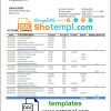 editable template, Saint Lucia Loyal Bank bank proof of address statement template in Word and PDF format
