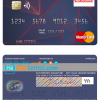 editable template, Saint Vincent and the Grenadines Bank of Nova Scotia mastercard card template in PSD format