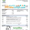 editable template, Salvador Bandesal bank statement template in Word and PDF format