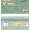 editable template, Salvador Bandesal Bank visa debit credit card template in PSD format, fully editable