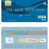 editable template, Samoa ANZ Bank visa debit card template in PSD format, fully editable