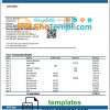 editable template, Samoa ANZ bank proof of address statement template in Word and PDF format