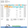 editable template, Samoa Bank of Hawaii bank proof of address statement template in Word and PDF format