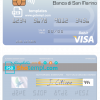editable template, San Marino Banca di San Marino visa debit card template in PSD format