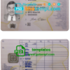 Austria driver license PSD template