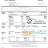 editable template, USA Georgia SunTrust bank proof of address statement template in .doc and .pdf format