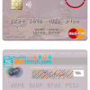 editable template, Seychelles Absa Bank Seychelles mastercard template in PSD format