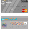 editable template, Slovakia Tatra Banka mastercard template in PSD format