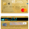 editable template, Luxembourg Sogexia bank mastercard credit card template in PSD format