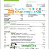 editable template, Solomon Islands BSP bank statement template in Word and PDF format