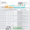 editable template, Somalia Amal bank statement template in Word and PDF format