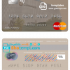 editable template, South Africa Discovery Limited mastercard credit card template in PSD format