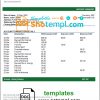 editable template, South Sudan Eden Commercial Bank bank statement template in Word and PDF format