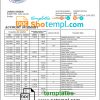 editable template, South Sudan Ivory Bank bank statement template in Word and PDF format