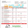 editable template, Spain Santander  bank statement template in Word and PDF format, version 2