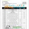 editable template, Sri Lanka People's Bank bank statement template in Word and PDF format, version 2