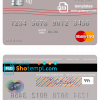 editable template, Sri Lanka Seylan Bank Plc mastercard card template in PSD format