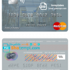 editable template, Sweden Nordea Bank AB mastercard template in PSD format